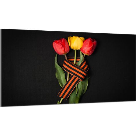 Protezione per piano cottura in vetro 90x52 Roses (1/5)