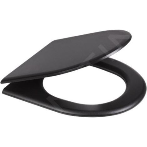 Sanela - Abattant de toilette, noir SLZN 31C