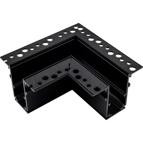 Connecteur d'angle horizontal encastré pour rails magnétiques SMART TRACK 48VDC (1/5)