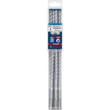 Bosch Accessories EXPERT SDS plus-7X 2608900169 Hammerbohrer 10teilig 8 mm Gesamtlänge 265 mm SDS-P