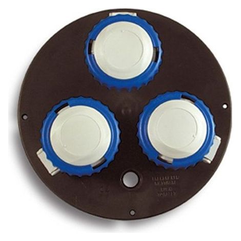 Fanton FME01912 Disco di Ricambio Cablato per Avvolgicavo 3 Prese 2P+T 16A 230V CEE IP67 con Disgiuntore Termico colore Nero