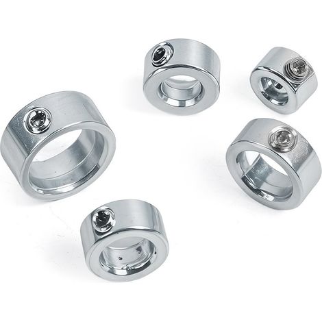 12 pezzi Calibro di profondità per punte da trapano da 5 mm, anello di posizionamento T5 per arresto di profondità della punta da trapano per assemblaggio preciso con tasselli, stampanti 3D, CNC (5 mm