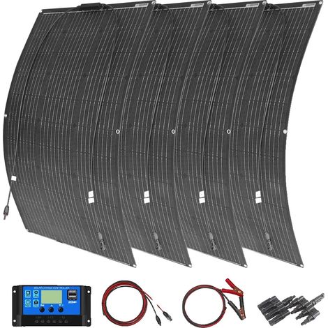 Panneaux solaires flexibles, haute efficacité, design portable, kit solaire 400w (1/2)