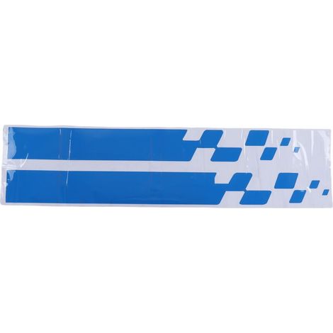 Bardusch-Lot de 2 autocollants adhésifs en vinyle pour capot de voiture, bandes adhésives universelles pour capot, 90 x 9 cm / 35,4 x 3,5 pouces, bleu