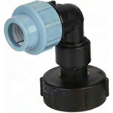 Raccord IBC Cuve Adaptateur Sortie Eau Connecteur Arrosage Jardin Tuyau Robinet Maison Outil Fixation (1/4)