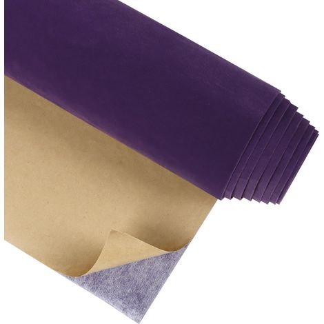 Papier Peint Velours Adhésif Violet Papier Peint Adhesif Mural Chambre 30cm x 200cm Film Adhesif pour Meuble Velours Violet Foncé Décoratif Film Chambre Vintage Boîte à Bijoux Armoire (1/5)