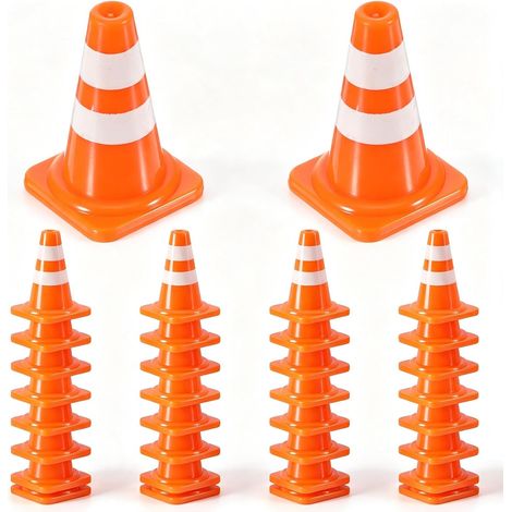 Lot de 30 petits cônes de marquage miniatures (1/5)