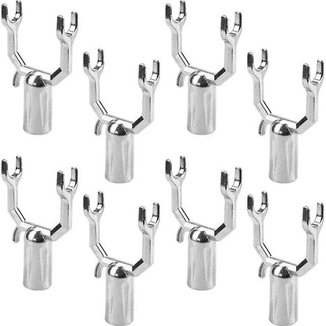 Ensemble de 8 tuteurs pour arbres fruitiers, supports pour plantes, clips de branche en métal, béquilles, cages à plantes réutilisables. (1/5)