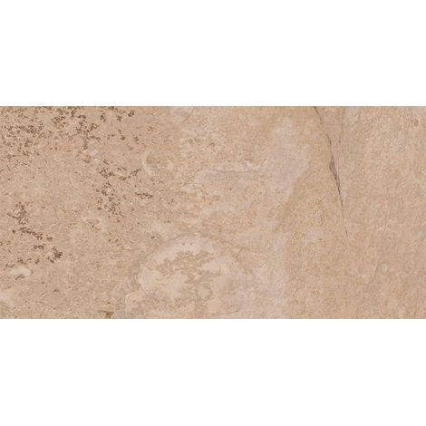 Carrelage sol extérieur effet pierre Roc beige R10 30x60cm - Reflex Boutique (1/3)