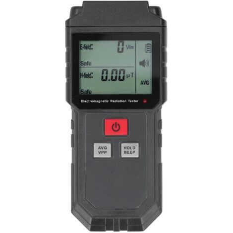 Détecteur de Rayonnement électromagnétique, Testeur de Champ Magnétique Portable, Compteur EMF pour L'extérieur