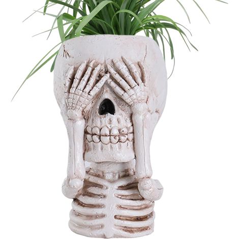 de fleurs en forme de t te de mort pour d int rieur pot de (1/5)
