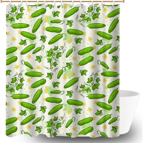 Rideau douche polyester 180x180 bordure lestée rideau imperméable pour délimiter l’espace dans une salle de bain ouverte (1/5)