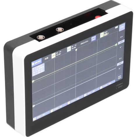 Oscilloscope numérique, oscilloscope USB à double canal avec écran tactile et assistance à distance.