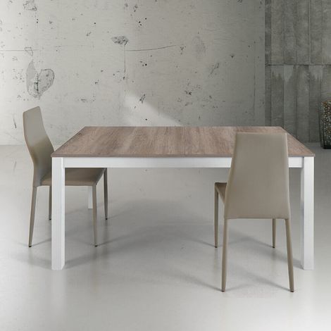 BENTLEY - tavolo da pranzo moderno allungabile in legno (1/2)