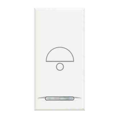 BTIHD4915BB Copritasto Axolute 1 funzione con lente simbolo campana