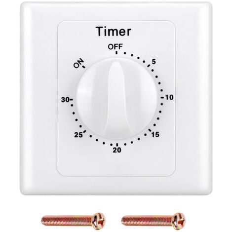 220 V Interrupteur Minuterie Pompe Haute Performance Commande Électronique Compte à Rebours Mécanique Socket Time Switch-30min (1/3)