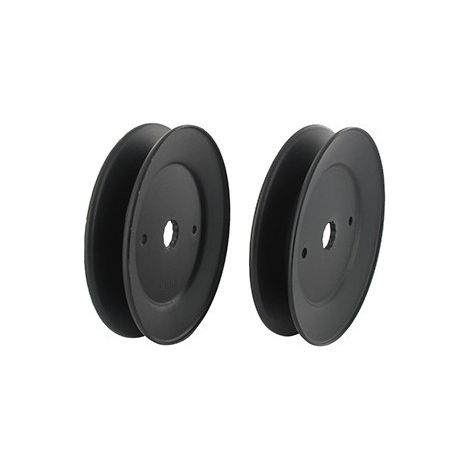 Polea de eje con buje: dentada ajustable en Ayp-Roper para cortadoras de 36'' y 46'' - H: 22,2 mm, ø: exterior: 116 mm. Reemplaza original
