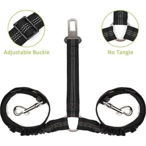 Double ceinture de sécurité pour les hommes, juste avec un élastique élastique