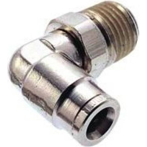 IMI NORGREN Raccordo angolato orientabile 101471028 Filetto esterno: R1/4 Ø tubo: 10 mm 1 pz. (1/2)
