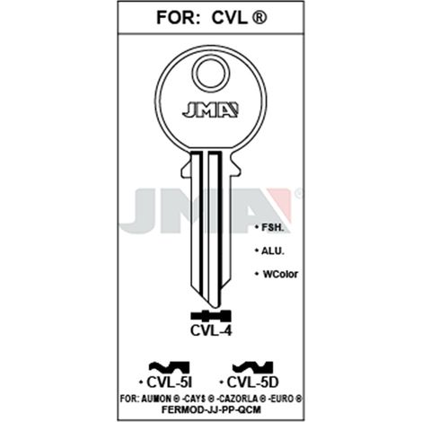 LLAVE ACERO CVL-5D JMA - JMA (1/5)
