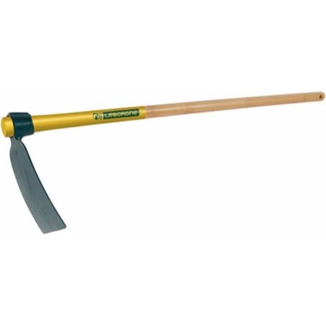 Houe Duopro Forgée 14 cm, Manche Bois Certifié PEFC 100%, Pratique avec Manche Percé pour Rangement Suspendu, Remplacement Facile grâce à la Douille Ronde Conique, Fabriqué en France (1/5)