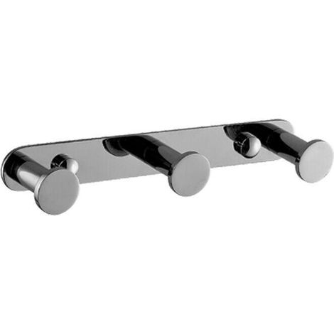 ganchos para toallas, ganchos para toallas, ganchos para pared, ganchos para abrigos, ganchos para toallas, montaje en pared para baño, acero inoxidable cromado, ganchos para baño y cocina