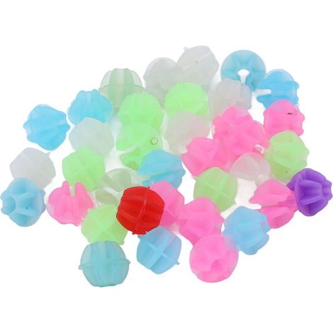 36pcs Perles de Rayon de Vélo Enfants, Décorations Bicyclettes Colorées Lumineuses, Clips Ronds pour Roues de Bicyclette (1/5)