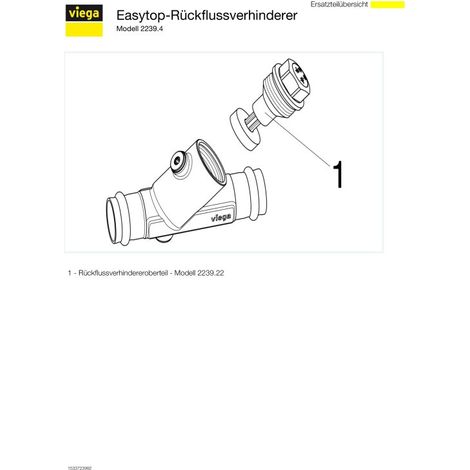 VIEGA 757564 Clapet anti-retour SC Easytop (1/5)