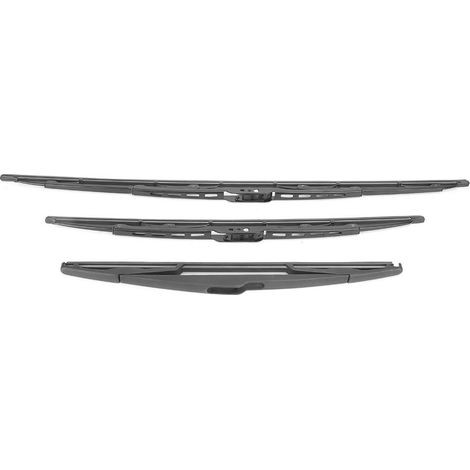 Essuie-glace, Accessoire de Balais D'essuie-glace Avant et Arrire 3 Pices pour Modles C3 Mk1 2002-2008