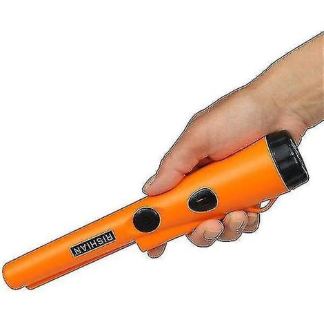 Vollständig wasserdichter, tragbarer Metalldetektor, unter Wasser bis zu einer Tiefe von 3–5 Metern einsetzbar. Hochwertiger orangefarbener Zeiger. (1/5)