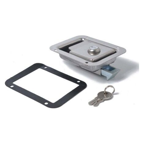 VURAHOME - Loquets de Porte de Serrure de VR pour Montage Affleurant pour Boîte à Outils en Acier Inoxydable avec 2 Clés (1/3)