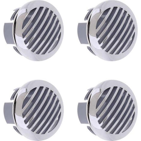 4 pièces de couvercles de grille d'aération en acier inoxydable 316 de qualité marine de 76 mm (3 po) (1/5)
