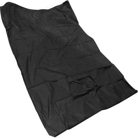 Sac à feuilles pour tracteur tondeuse et coupe-gazon avec fermeture éclair, tissu Oxford anti-déchirure, imperméable, double cordons, grande capacité 244x144 cm (1/5)