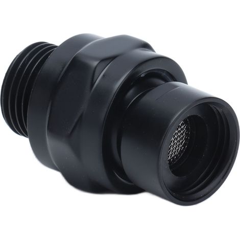 Adaptateur de douche supérieur G1/2, support de pommeau de douche réglable en cuivre, accessoire de salle de bain noir (1/5)
