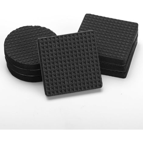 CCYKXA 90 Pieces Non-Slip Rubber Pads, Self-Adhesive Rubber Feet Protectors for Furniture, Protective Pads for Wooden Floors, Table Legs, Chairs, Beds (1/5)
