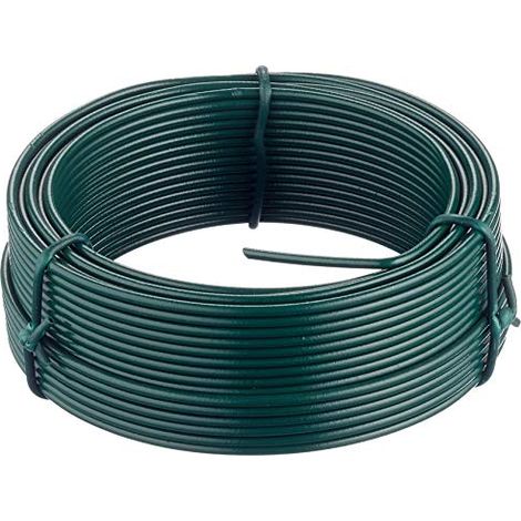 Merriway BH05777 Filo da Giardino Rivestito in plastica, Diametro 2,0 mm x 20 m, Verde