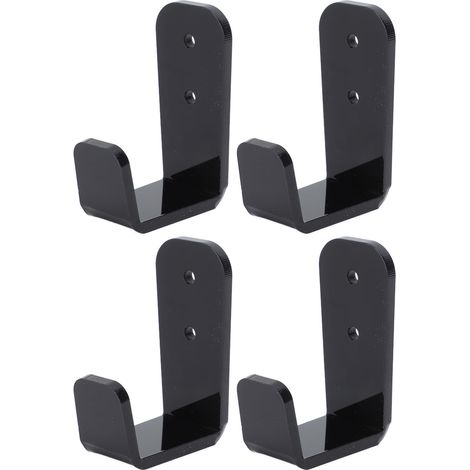 Support mural 4pcs Acrylique Élégant pour bâtons de hockey et golf, design moderne gain de place (1/4)