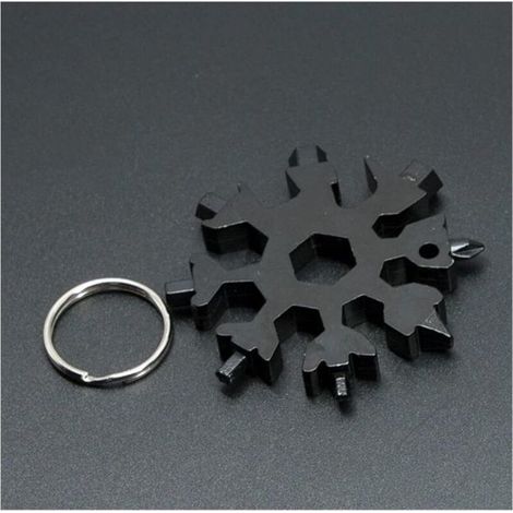 Clé hexagonale à vis et écrou, clé dynamométrique multifonctionnelle portable, clé hexagonale à flocon de neige (1/5)