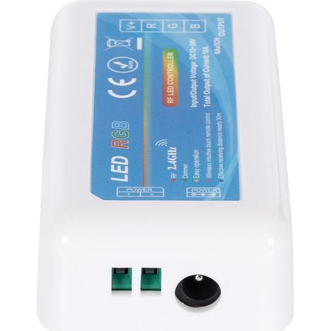 Controller Regolatore RGB 12/24V DC + Telecomando RF 4 Zone RGB (1/4)