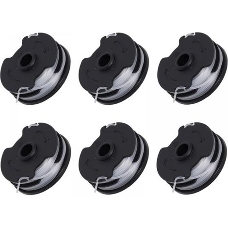 Paquete de 6 bobinas de repuesto para la desbrozadora inalámbrica Parkside PRTA 20-Li C3 IAN351753