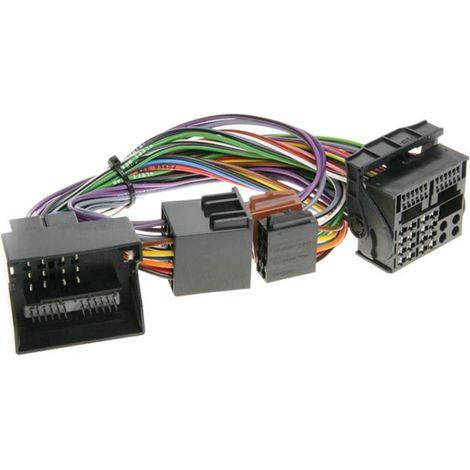Câble adaptateur radio ISO 40 broches Quadlock – Compatible Ford – Installation facile pour systèmes audio OEM – ACV