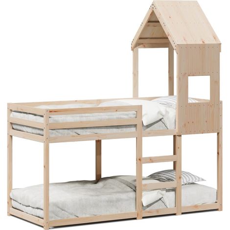 Maison Exclusive - Letto a Castello senza Materasso 90x190 cm Legno di Pino