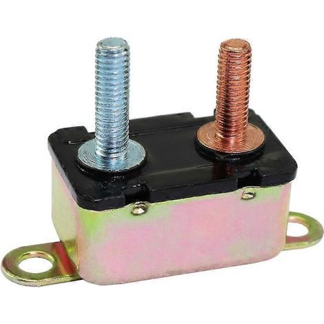 Disjoncteur 12V-24V 20A/30A/40A/50A à réarmement manuel pour voiture, bateau, camion - 50A (1/4)