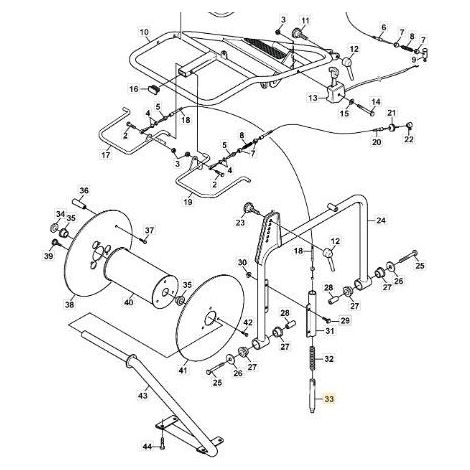 ASTA ORIGINALE STIGA - 1126-8046-01