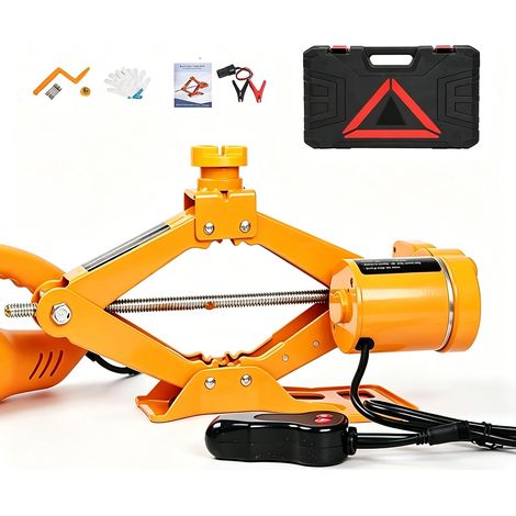 3T Cric Electrique Voiture DC 12V, Crics de Levage Auto 120-350mm 170-420mm (1/5)