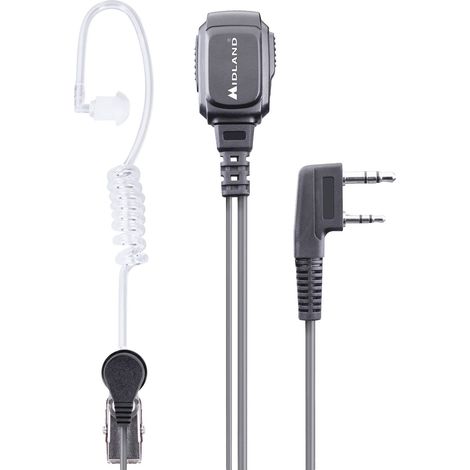 Casque Midland MA31-LK Pro microphone pneumatique push-to-talk (1/2)