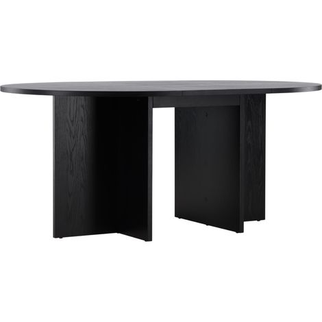Table à Manger Extensible "Strada" 120-170cm Noir (1/5)