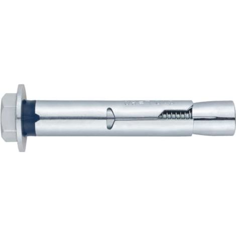 Ancoraggio antirotazione per carichi medi - Vite con testa esagonale 6.8 - Zincato - Omologato ATE Opzione 7 M12 x 80 Ø16 - Confezione da 50