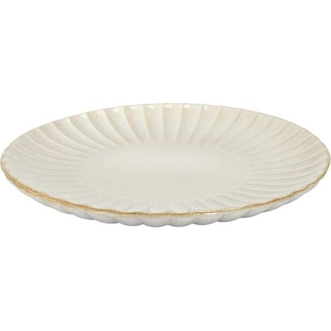 Assiette de Présentation en Céramique Polyvalente Beige (1/5)