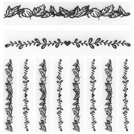 10 Prägeschablonen aus Kunststoff für selbstgemachte Scrapbooking-Karten – Papierdekorationswerkzeug (1/5)